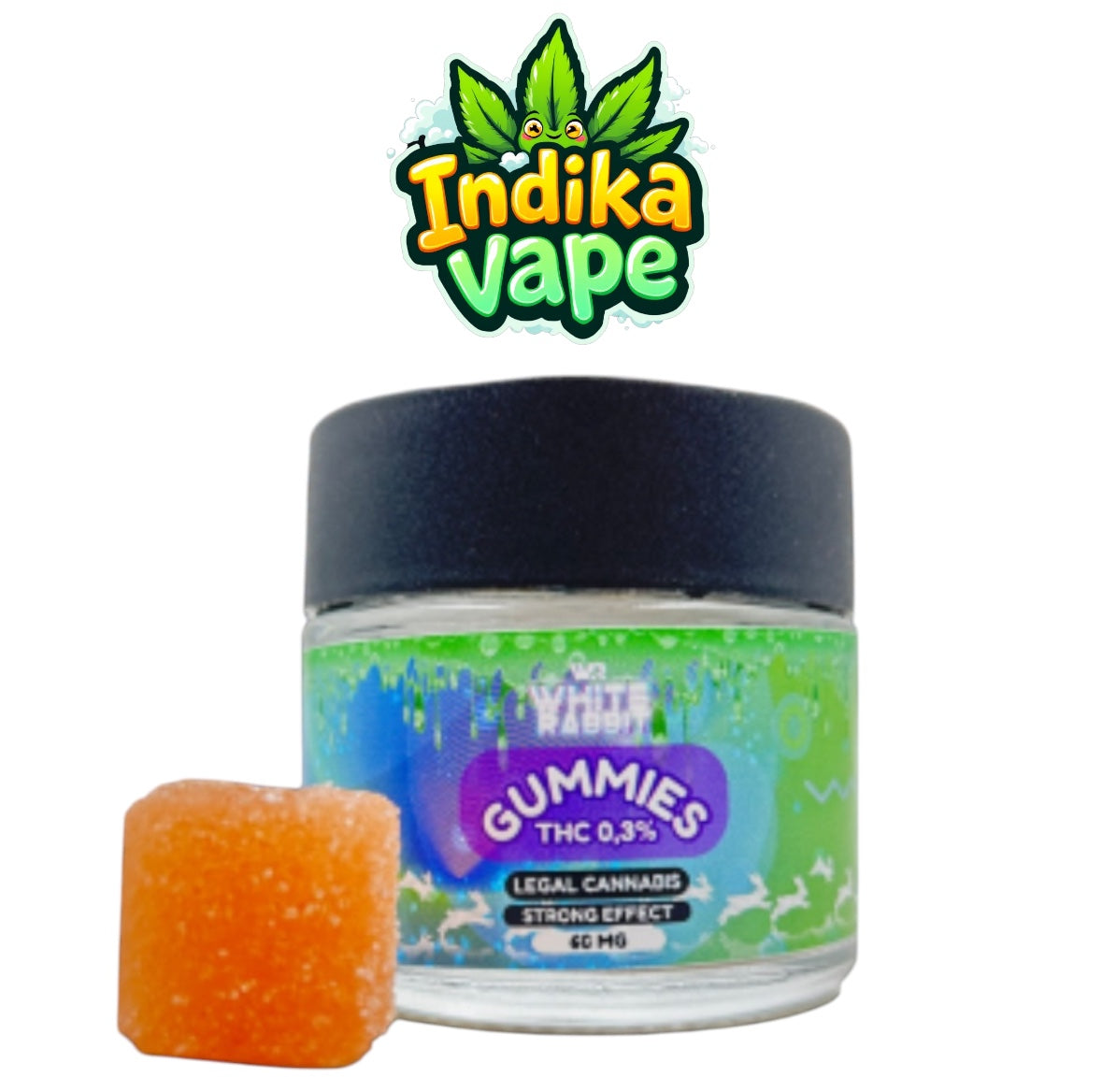 WHITE RABBIT - GUMMIES STRONG THC 0,3% (POT DE 6) - 10MG