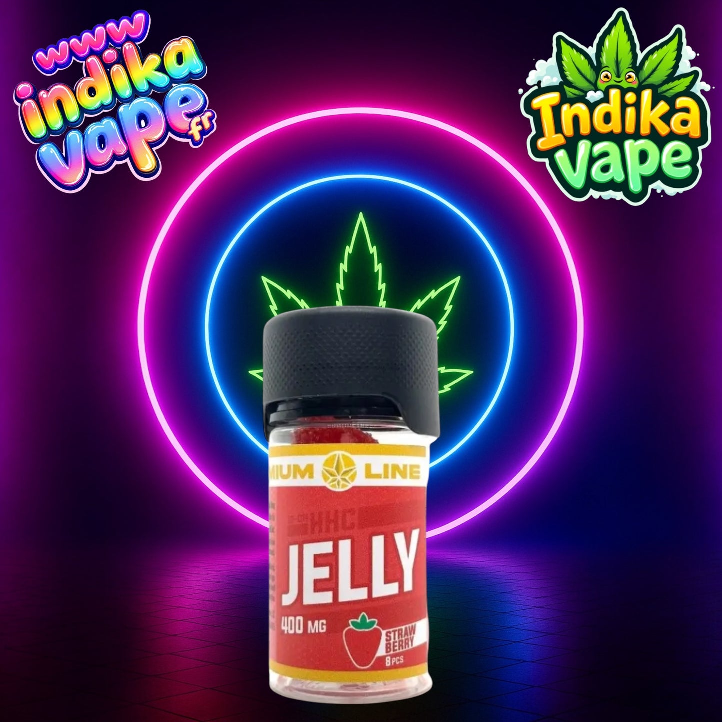 Gelées 10-OH-HHC - Fraise (8 pcs / 400 mg) | Czech CBD