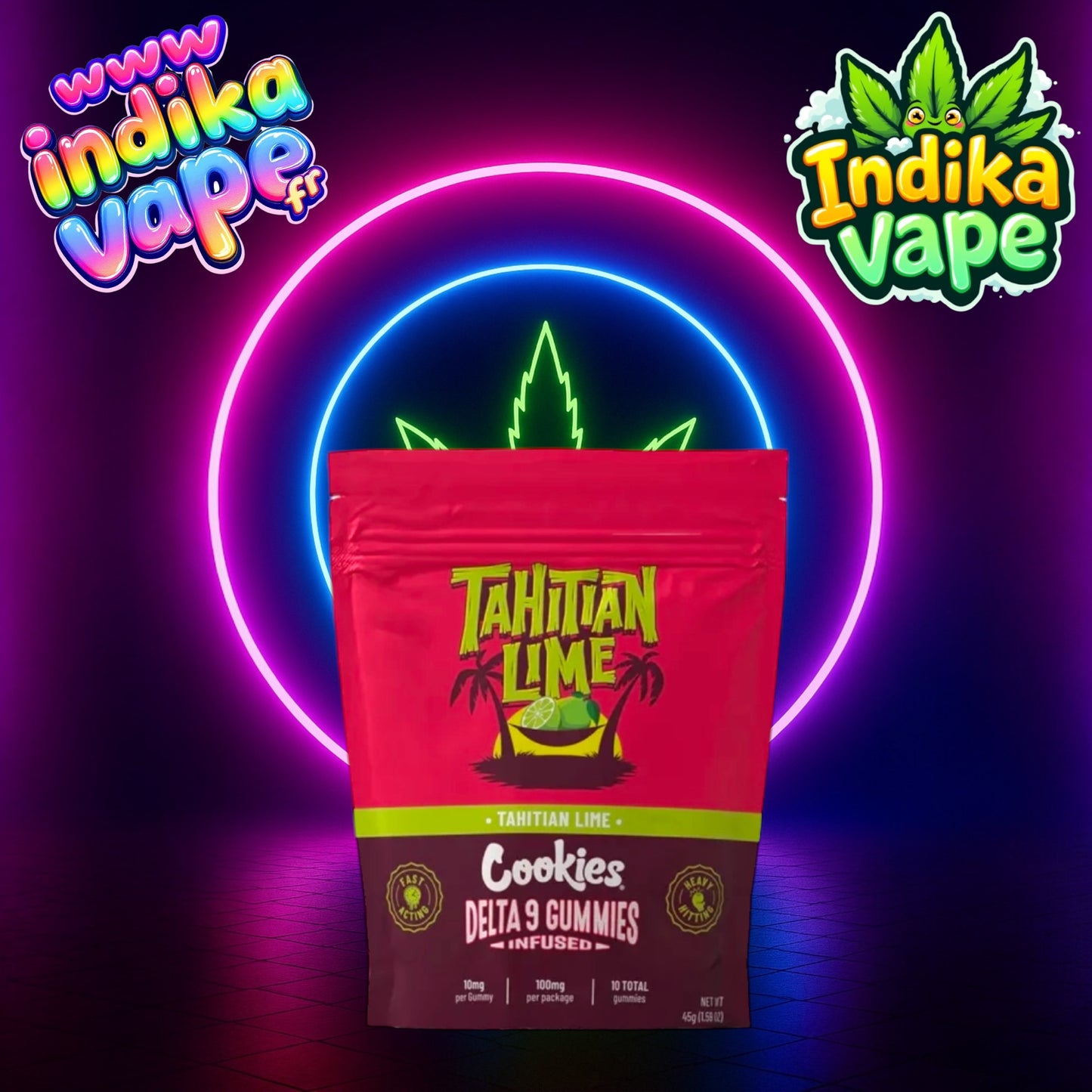 GUMMIES TAHITIAN LIME COOKIES DELTA 9