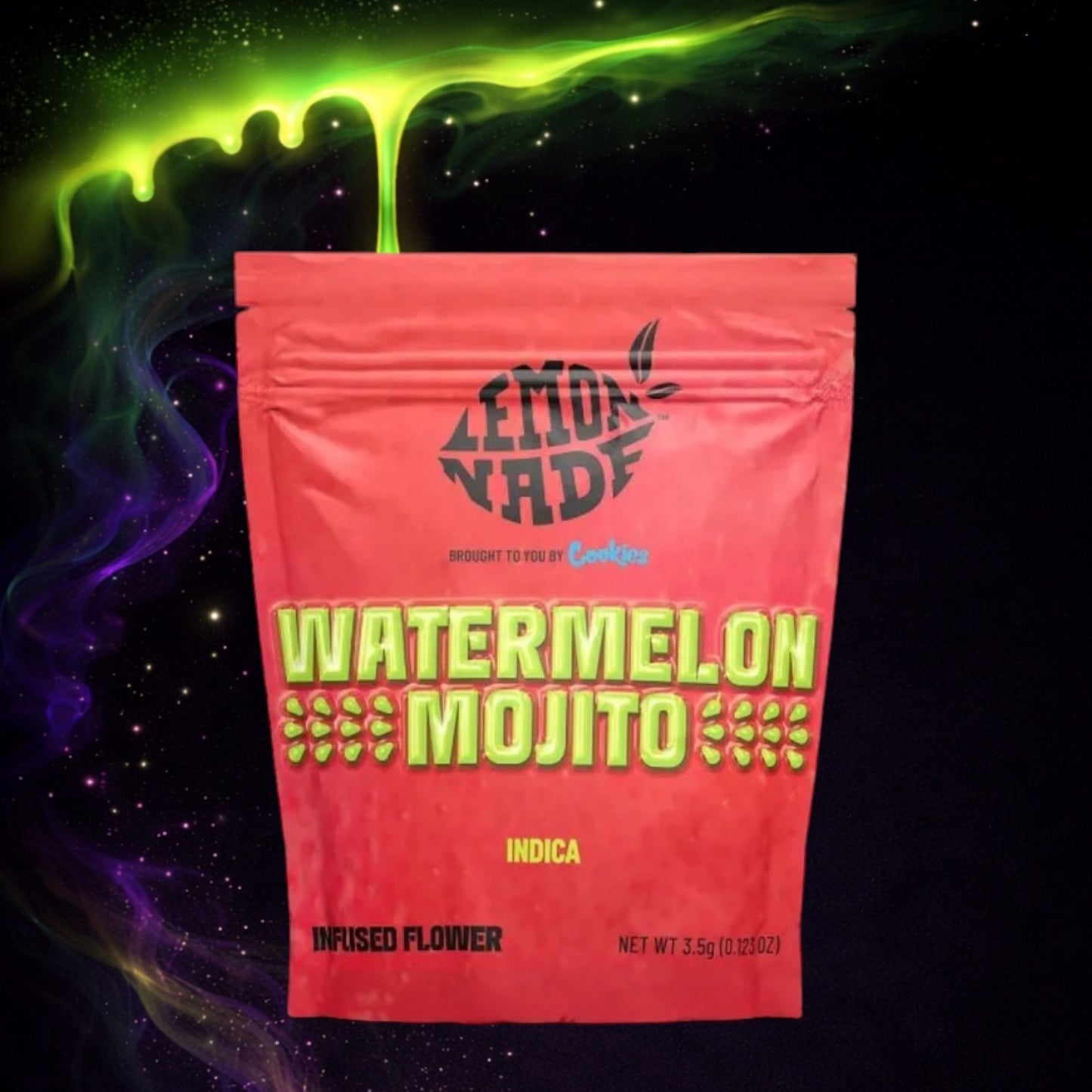 🍉 Watermelon Mojito Infused Flower Lemonade – 3.5g • by Cookies