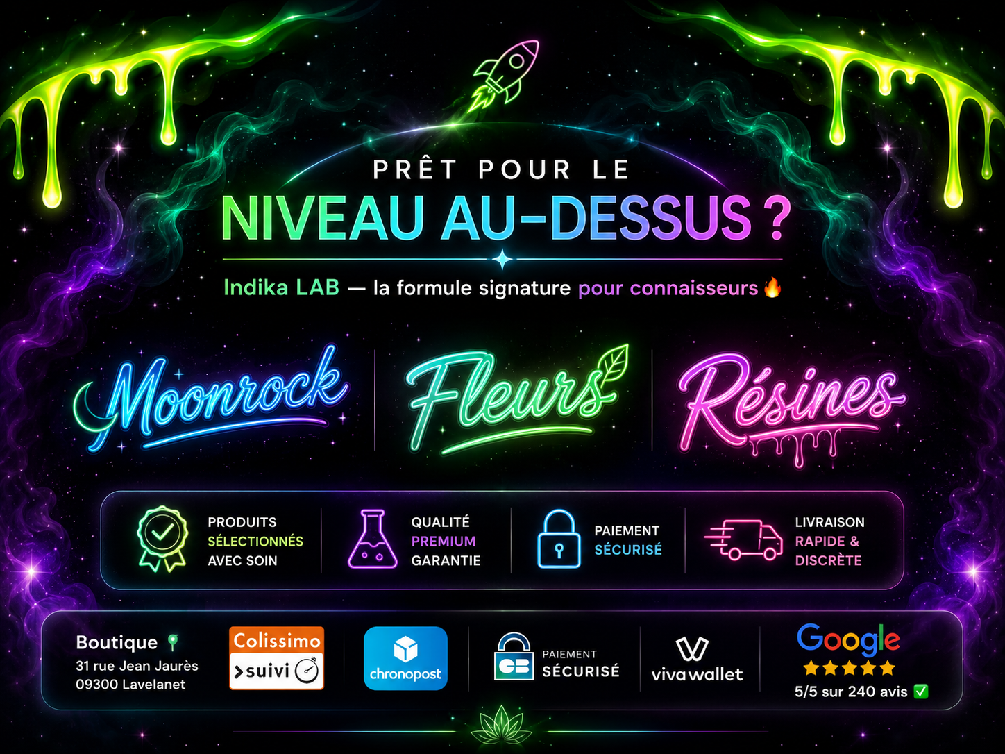 Indika Vape - Formule Indika LAB Fleurs & Rsines Puissantes Indika vape Indika Vape - Formule Indika LAB Fleurs & Rsines Puissantes Indika vape